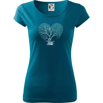 Love strom - Dámské triko Pure - XS ( Petrolejová )