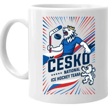 Žertovný předmět Česko - national ice hockey team - hrnek s potiskem- Tričkový.cz