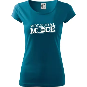 Dámské tričko Volejbal mode - Dámské triko Pure - S ( Petrolejová )