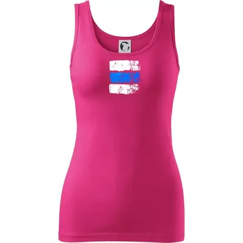 Turistická značka - modrá - Dámské tílko - M ( Purpurová )