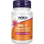 Now Foods Vitamín K2 MK-7 300 mcg Extra Strength 60 veg kapslí
