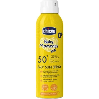 Opalování CHICCO Sprej dětský na opalování 360° SPF50+ 150ml
