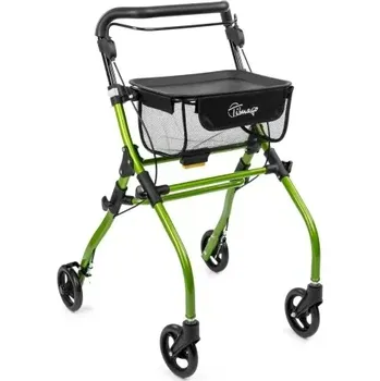 Chodítko pro seniory Interiérové čtyřkolové hliníkové chodítko PEDRO