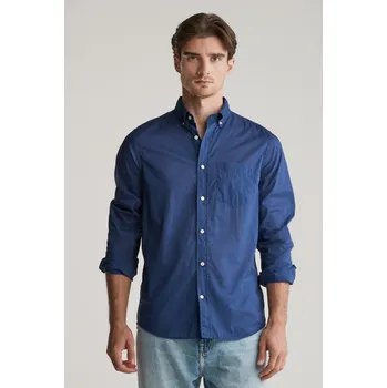 Pánská košile KOŠILE GANT REG SUNFADED VOILE SHIRT PERSIAN BLUE