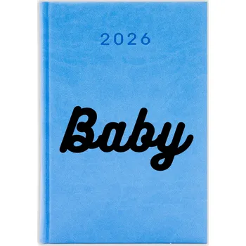 Kalendář Knižkový kalendář 2026 A5 FunnyCase modrý