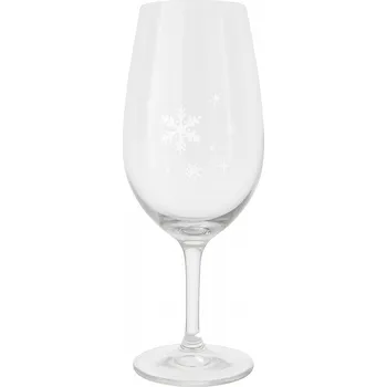 Sklenice Sklenička OIV s potiskem vločky bílé 210 ml