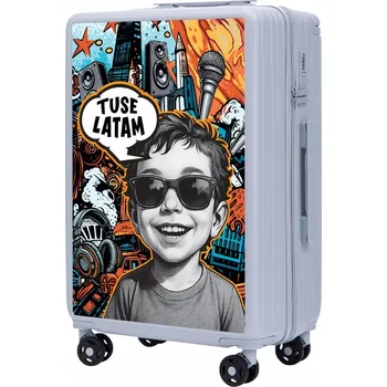 Wings Střední tvrdý kufr ABS CS-BNT01, 63 l