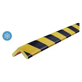 Stavební profil Ochrana rohů Knuffi® typ H-Frost, samolepicí, délka 1 m, žluto-černá, 47 x 35 mm