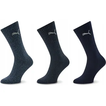 Pánské oblečení PUMA PONOŽKY CREW LIGHTWEIGHT 3-PACK 90794004 vel. 35-38
