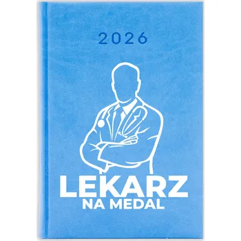 Kalendář Knižkový kalendář 2026 A5 FunnyCase modrý