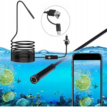 IP kamera PC USB MAGNET ZRCÁTKO 10M INSPEKČNÍ KAMERA ENDOSKOPICKÁ PRO ANDROID TELEFON