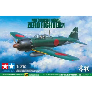 Plastikový model Mitsubishi Zero A6M5 Fighter (Zeko) (Tamiya 1:72)