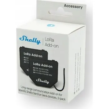 Shelly Lora Add-on Sada 2 Relé Eu868 Pro Gen3 / Gen4