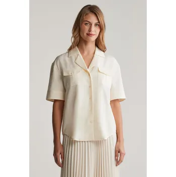 Dámská košile KOŠILE GANT REL POCKET SHIRT CREAM
