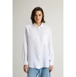 KOŠILE WOOLRICH GD LINEN SHIRT BRIGHT WHITE