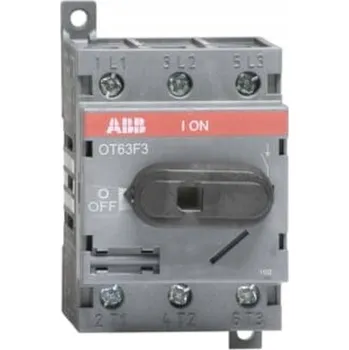 vypínač Odpojovač ABB 750 V IP20 63 A