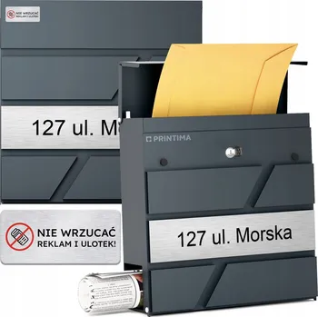 Poštovní schránka Poštovní schránka vhoz Printima šedá