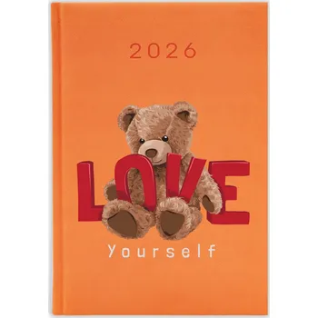 Kalendář Knižkový kalendář 2026 A5 FunnyCase modrý