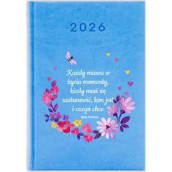 Kalendář Knižkový kalendář 2026 A5 FunnyCase modrý