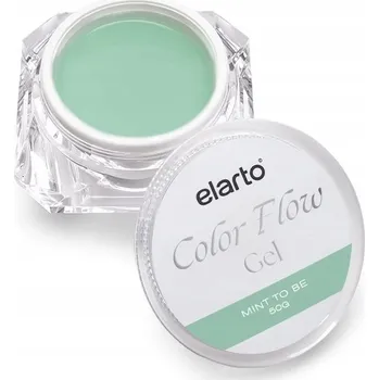 Lak na nehty Stavební gel Elarto Color Flow Gel Mint To Be 5 g
