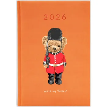 Kalendář Knižkový kalendář 2026 A5 FunnyCase modrý