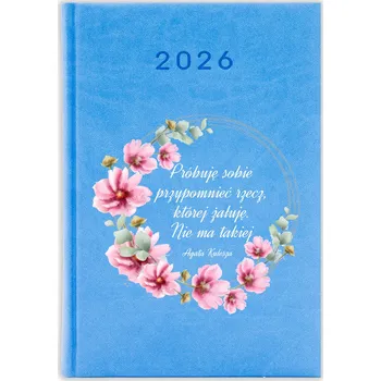 Kalendář Knižkový kalendář 2026 A5 FunnyCase modrý