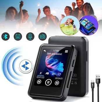 MP4 přehrávač NCRealher, černý, 4 GB