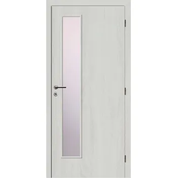 Interiérové dveře SOLODOOR Dveře Klasik 5 andorra white solo struktur, 80P