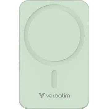 Powerbanka Magnetická powerbanka "Charge n Go Essentials", zelená, bezdrátová, 20 000 mAh, VERBATIM 3