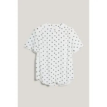 Dámská košile HALENKA GANT REG DOT PRINT BLOUSE EGGSHELL