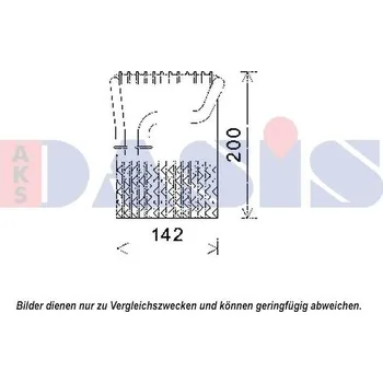 Výparník klimatizace Výparník, klimatizace AGB 2023P8-2