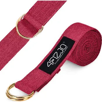 podložka na cvičení 4FIZJO Pás na jógu 4FIZJO 300 cm ČERVENÁ