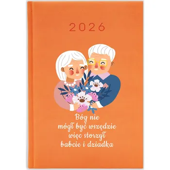 Kalendář Knižkový kalendář 2026 A5 FunnyCase modrý