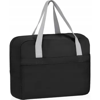 Cestovní taška Skládací cestovní taška Betlewski černá, nastavitelná, do příručního zavazadla