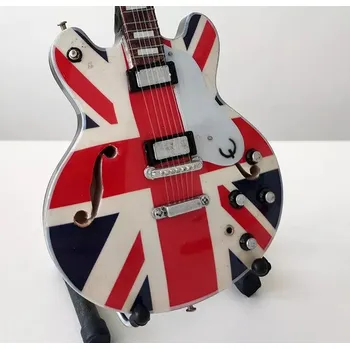 Elektrická kytara Miniatura kytary Music Legends PPT-MK132 Noel Gallagher Oasis Epiphone Supernova UK Flag
