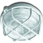 SKP-100/B svítidlo kruhové s plast.mřížkou IP44 100W bílé