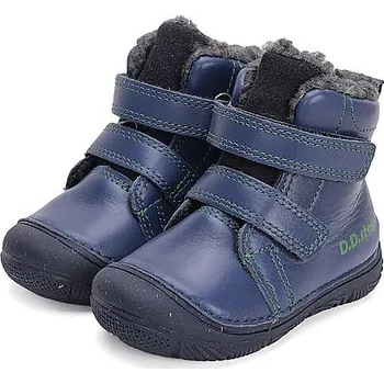Dětská treková obuv D.D.STEP chlapecká zimní obuv W082-42385A bermuda blue 28