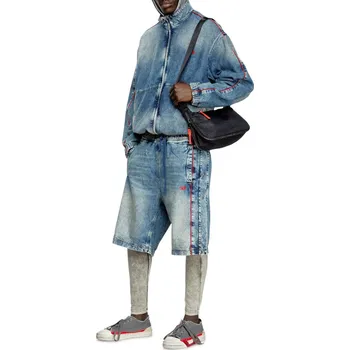 Pánské kraťasy ŠORTKY DIESEL D-AXFOR-SHORT-S SHORTS BLUE