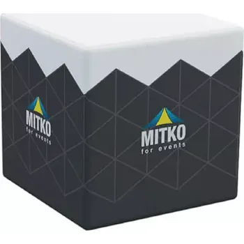 Sedací pytel Sedací kostka 40 cm s celopotiskem: Polyester + pevná výplň