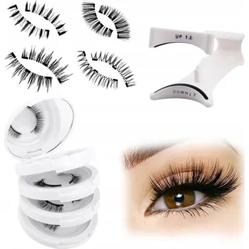 Umělé řasy MAGNETICKÉ ŘASY, 4 PÁRY MAGNETICKÝCH ŘAS BEZ LEPIDLA MAGNETYCZNE RZĘSY