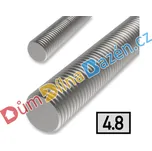Hašpl Závitová tyč - 4.8 - zinek bílý, 1m Průměr: 16 mm