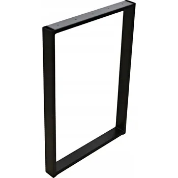 Jídelní stůl KOVÁNÍ, KOVOVÉ NOHY K STOLU, STOLOVÉ NOHY, NOHY K PSACÍMU STOLU 80x72 CM ČERNÉ 6x2 CM LOFT INDUSTRIAL 1 KS