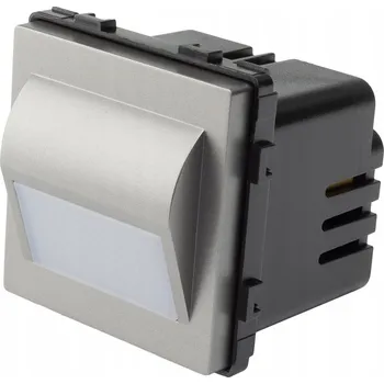 Nástěnné svítidlo LED Modul Světlo Pod Omítku Podlahové Nástěnné Černé do Rámečků LUUNA