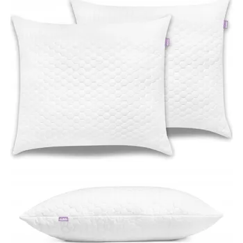 Polštář JUKKI 2 X POLŠTÁŘ 70X80 ANTIALERGICKÝ PROŠÍVANÁ MIKROVLÁKNO VYSOKÁ NA SPANÍ