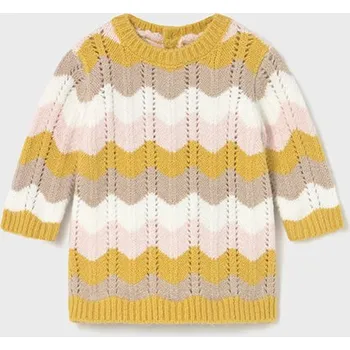 Kojenecké oblečení Mayoral pletené Šaty 2806 Rozměr: 6 - 9 měsíců, 75 cm