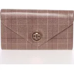 Stylové kárované psaníčko Anja, béžovo černé