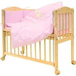 Povlečení do postýlky 7dílné - Scarlett MÉĎA - do postýlky BABY Scarlett 90 x 41 cm - růžová