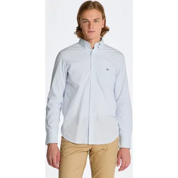Pánská košile KOŠILE GANT REG CLASSIC POPLIN BANKER SHIRT LIGHT BLUE