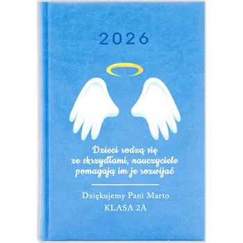 Kalendář Knižkový kalendář 2026 A5 FunnyCase modrý