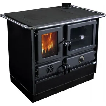 Sporák na tuhá paliva MBS - sporák SD MAGNUM PLUS ČERNÁ pravý